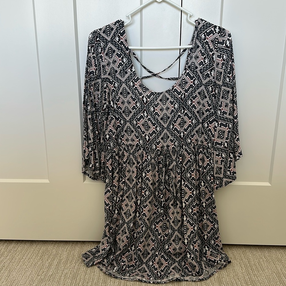 Blue Rain tunic top